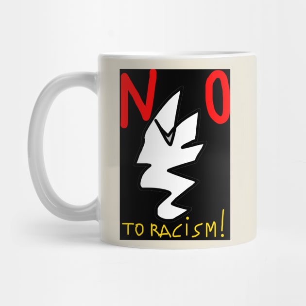 NO to Racism by Gizi Zuckermann Art